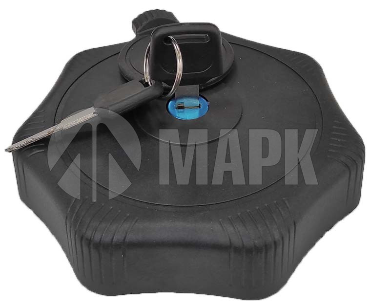 Крышка топливного бака в сборе d=80мм с ключами и защитой, пластик (TRUCKMARK)