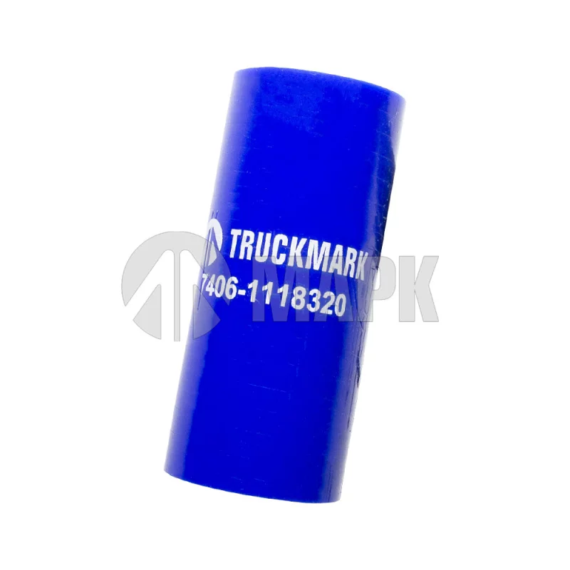 7406-1118320 - Патрубок ТКР малый (силикон) синий (Ф22x70) (TRUCKMARK)