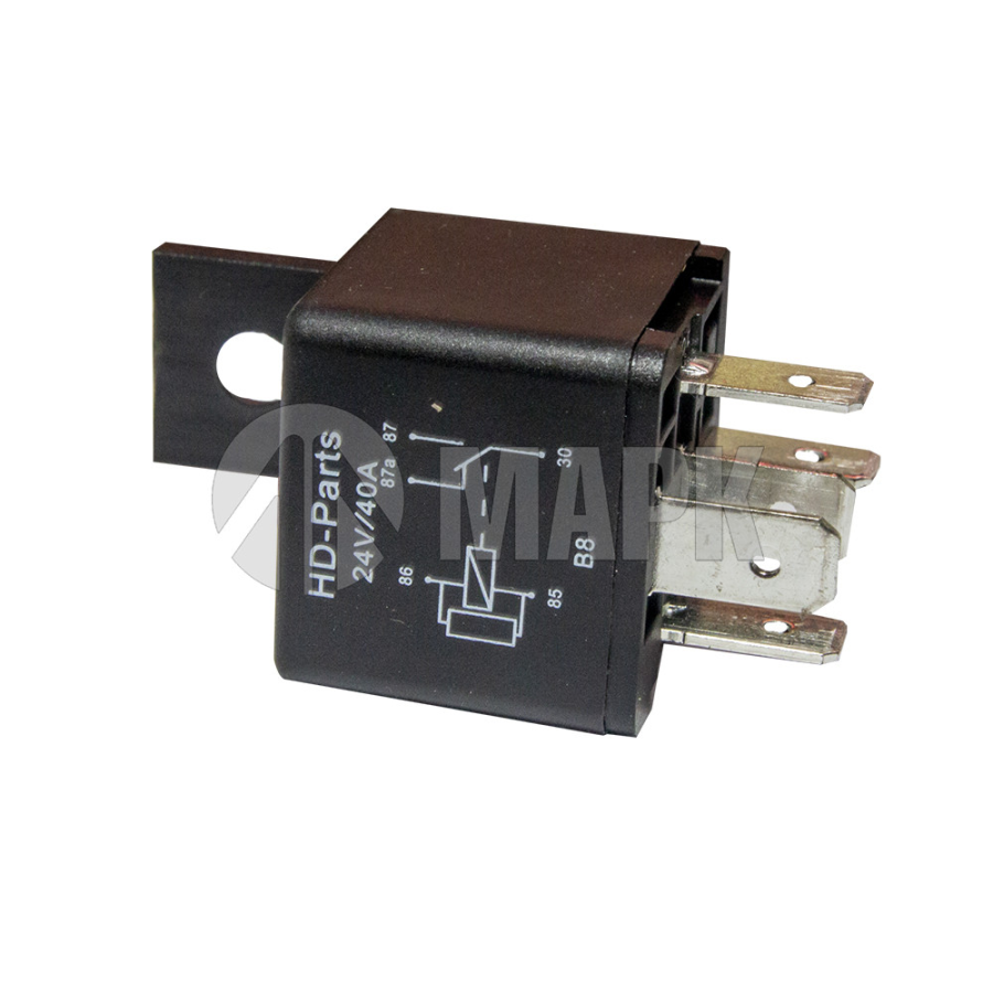 Реле 24V 40A 5 фишек а/м КамаЗ 5490, RVI, Volvo, MAN, MB (HD-Parts)