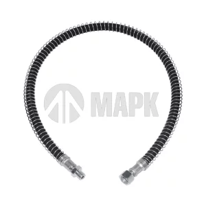 Шланг тормозной 1200мм (гайка S24 М20х1.5 /гайка S24 М20*1.5) 8350-3506150-50 задней в пружине