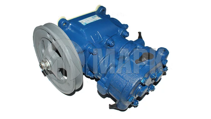 5336-3509015 - Компрессор 2-х цилиндр.МАЗ/ЗИЛ со шкивом (альтернатива)