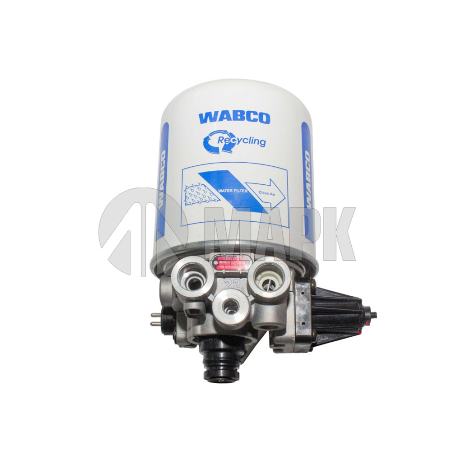Осушитель воздуха а/м КАМАЗ, МАЗ, ПАЗ (АВРОРА), ЛИАЗ (24В, 3 выхода) WABCO
