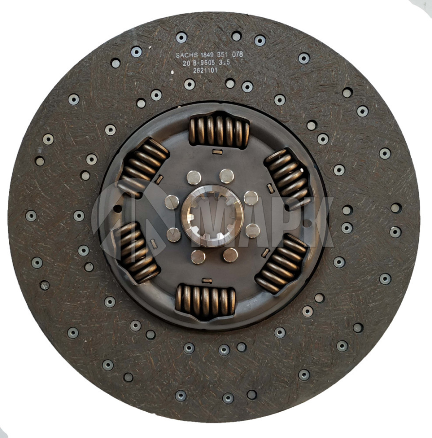 Диск ведомый а/м КАМАЗ 1878 000 206 (154-18780206) SACHS