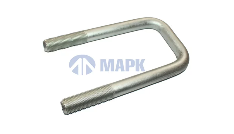 4308-2902408-10 - Стремянка передней рессоры правая без гаек (внутр L=255мм)