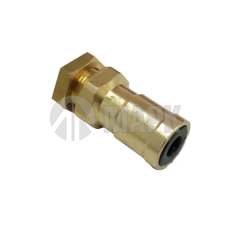 9590 6-M12x1-S - Фитинг прямой 6-М12х1 под трубку Ф6 9590 S01 (Camozzi)