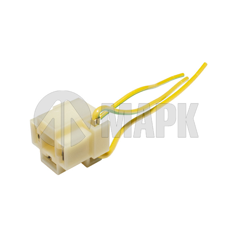 Колодка автолампы Н4,R2 (3 контакта,гнездовая 3 провода) ДИАЛУЧ (фарная) 9015+3