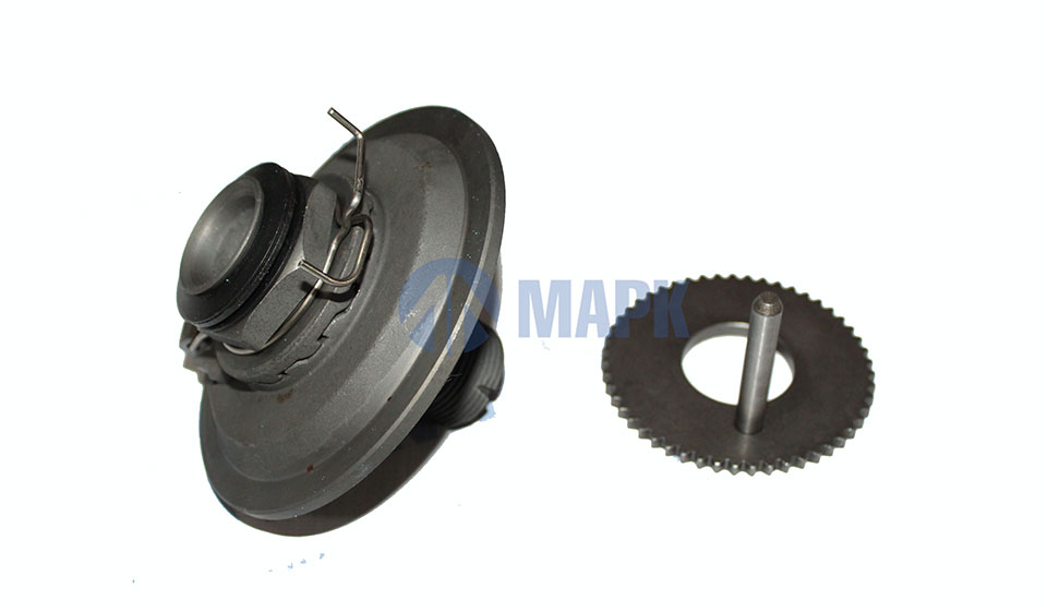 Болт осевой стопорной зубчатой шайбой M32x2/ SW46 Eco plus 2 (TrailerParts)