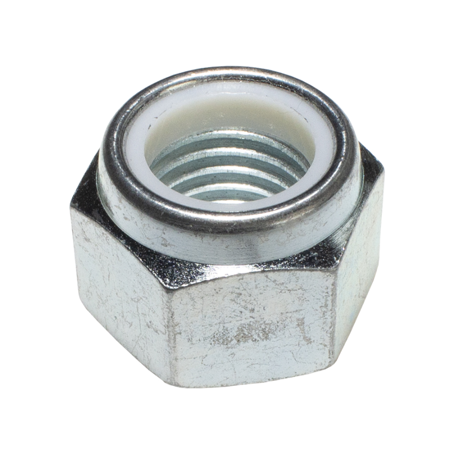 Гайка стремянки М24х3 с нейлоновым кольцом H=24 SW36 (TrailerParts)