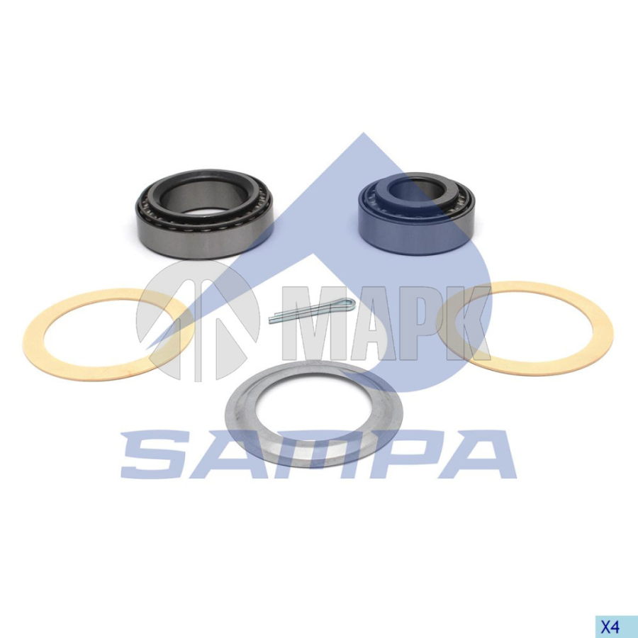 Р/к ступицы BPW (0980102240) 6-9t до 1995 г.в. (подшип.33116+32310) (SAMPA)