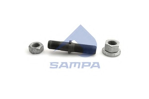 Шпилька колесная BPW в сборе (шпилька+гайки) M22x1.5-M22x2 112/59/46 (Sampa)
