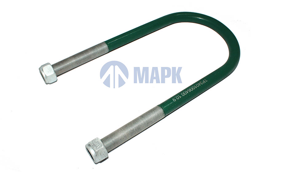 Стремянка рессоры SAF + гайки (M22х1.5/321х146 ) (TrailerParts)