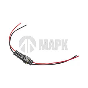 Провод (разъем) фонаря 2-х контактный (водонепроницаемый) 3724-2М-1