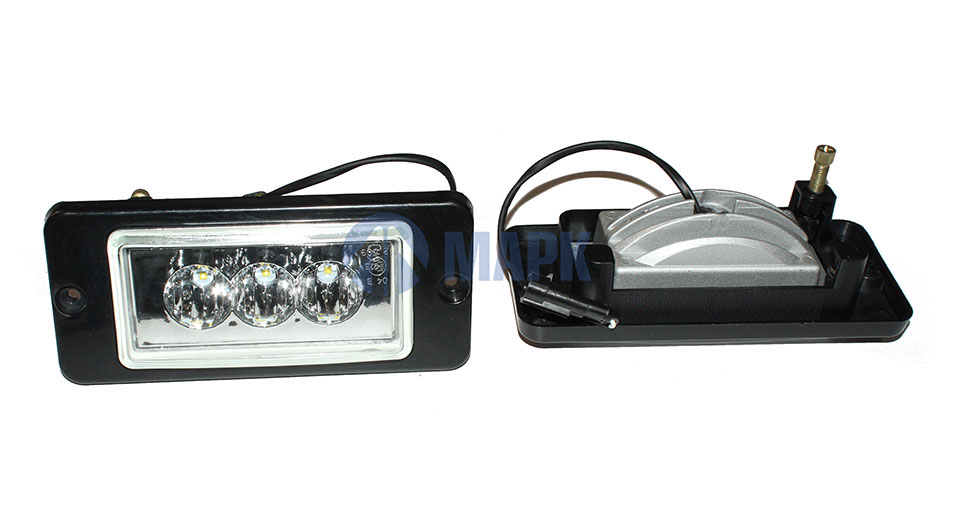 Фара противотуманная ЕВРО а/м КАМАЗ (рестайл.) 3 LED светодиодная 15W (ZK-04-159)