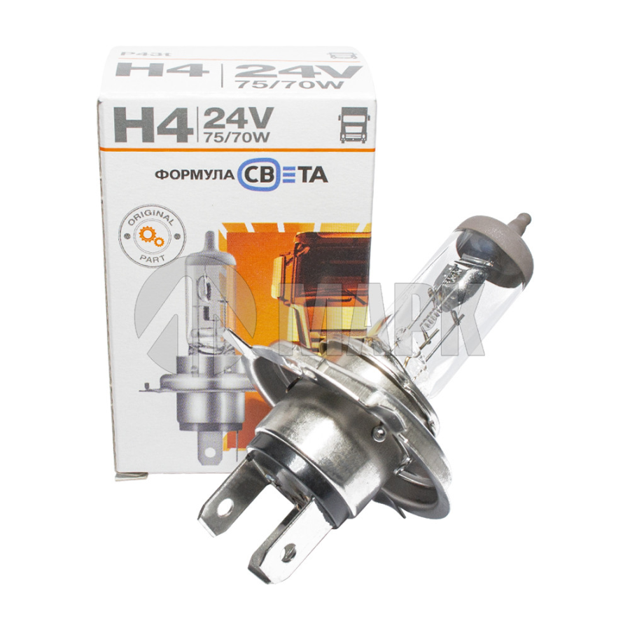 Лампа Н4 24v 75/70W P43t Формула Света