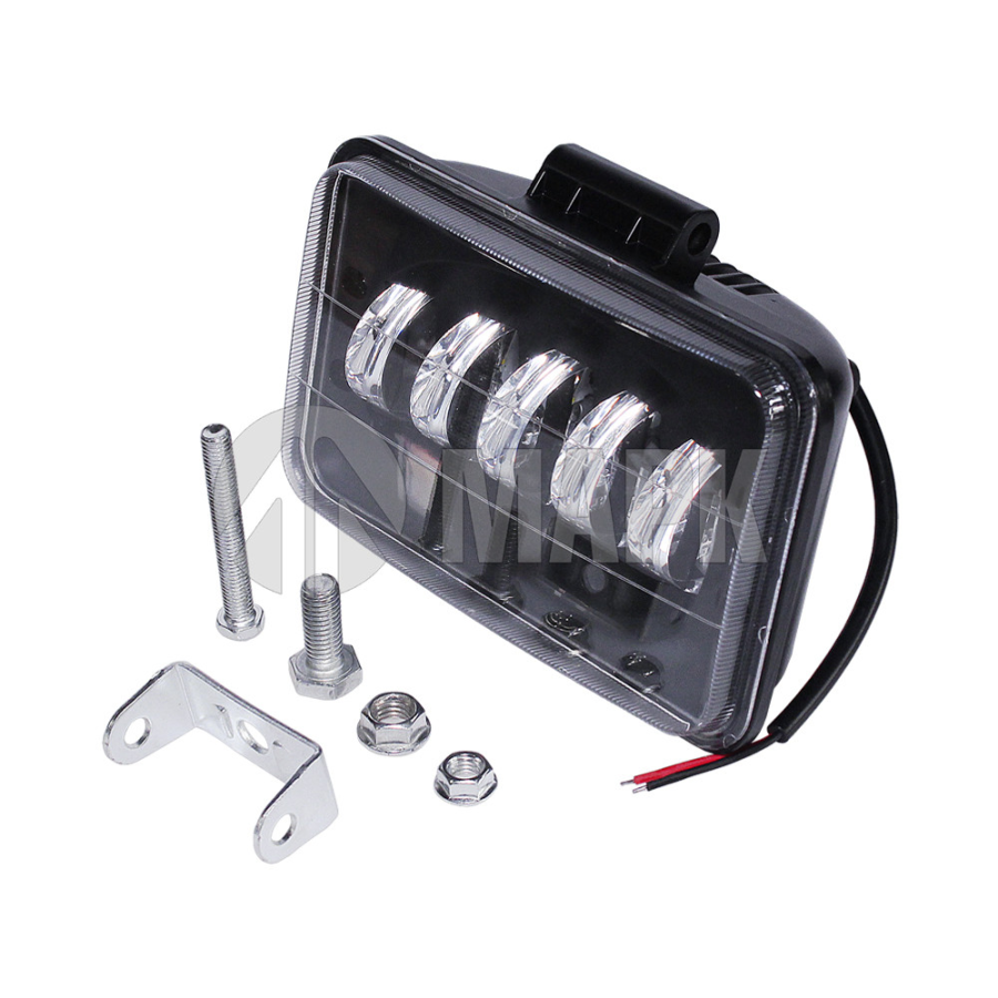 Фара противотуманная OFF-Road (ЛИНЗА, 5 диодов, направленный свет) 12/24V 45W (165х70х120)