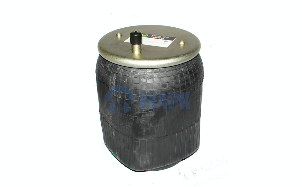 Пневморессора 016512 с пластиковым стаканом (2 отв.M8, 1отв.-шт.M12/22) Schmitz (TrailerParts)