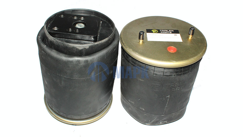 Пневморессора 941МВ без стакана (2шп.-М12+1 отвер.М22 под возд) (TrailerParts)