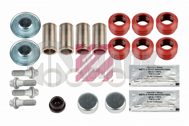 Р/к суппорта Haldex Modul X (направляющие+пыльники+заглушки) а/м КамАЗ 4308 (Marshall)