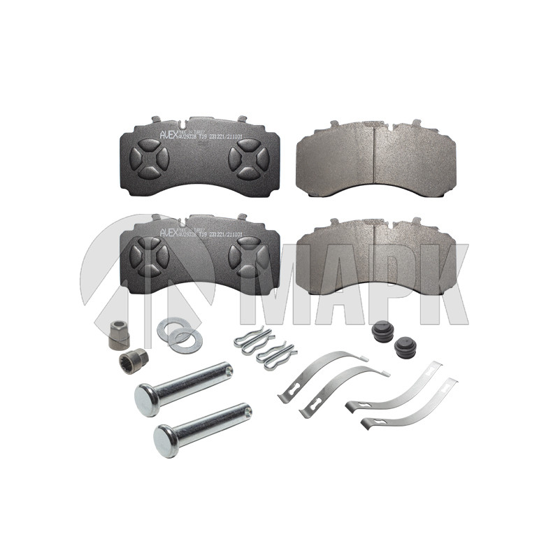 Колодки дисковые 29328 (117824) с установочным комплектом, ось Schmitz Knorr ST7-430 (AVEX)