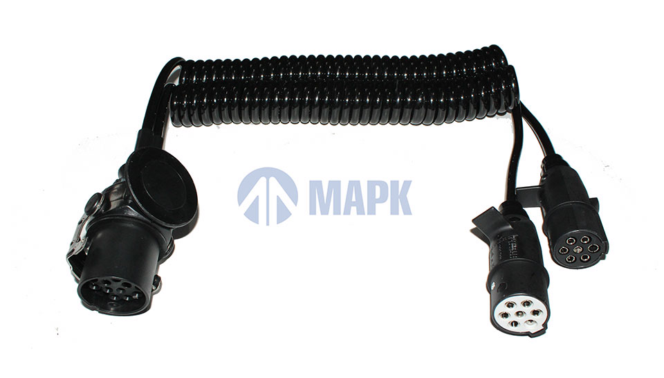Кабель ABS 15x2 полюсной L=4500mm/7+7/24V (пластик) ласточка (TrailerParts)