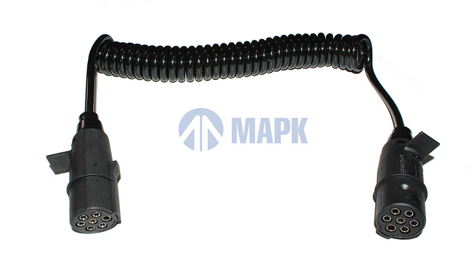 Кабель электрический 7-ми полюсной L=4500mm/24V (пластик) (TrailerParts)