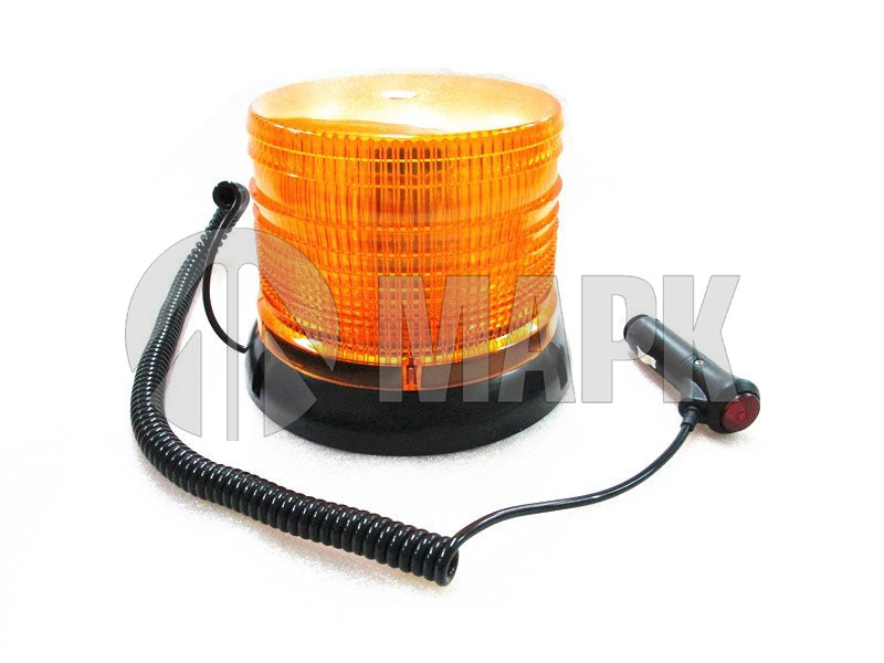 Маяк 12- 24V стробоскоп 2 режима 10-30V (светодиодный, на магните) (шнур 3м.)