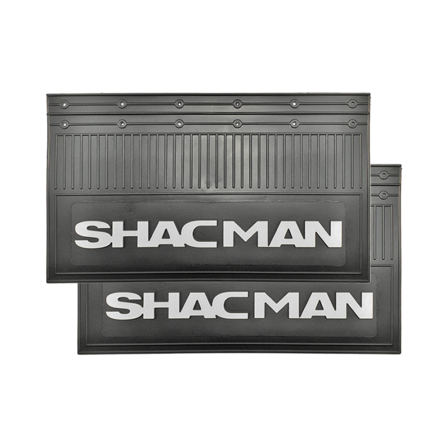 Брызговик SHAСMAN (360x580) белые буквы, комплект из 2-х шт.